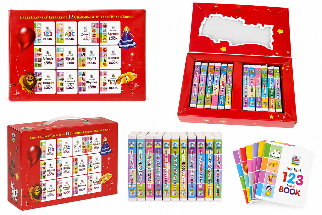 🎁 Educational Gift Set - My First Learning Library (12 Books)