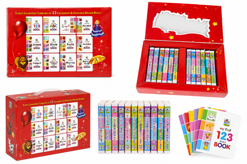 🎁 Educational Gift Set - My First Learning Library (12 Books)